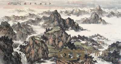 傅二石 1997年作 江山多娇 镜心 95×178cm